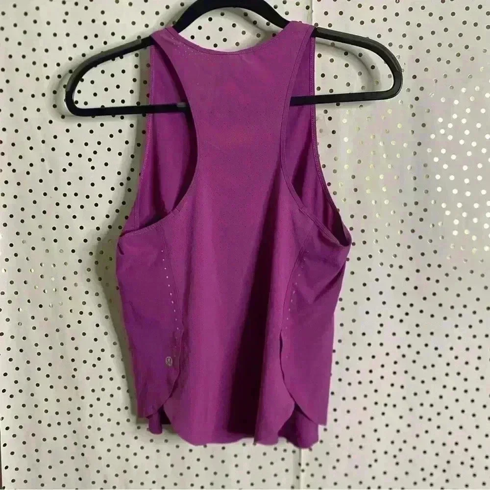 Lululemon Lightweight Stretch Run Tank Plum